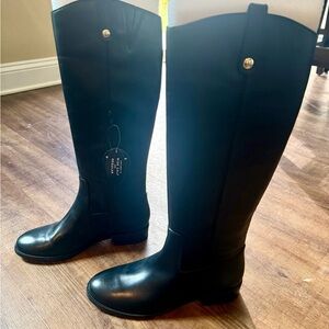 INC International Concepts Black Combat & Moto Boots